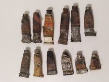 SET 12 COLORI AD OLIO ANTICHI PRIMA METÀ DEL 1900