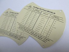 Compressore aria Michelin Man anni '20, bibendum - PIASTRE LATERALI - Perso o danneggiato?