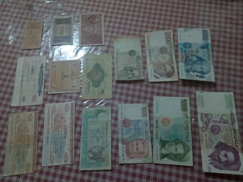 Banconote italiane lire - banconote,