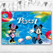 Sfondo Topolino Minnie piscina