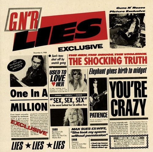 Guns roses lies cd - n',