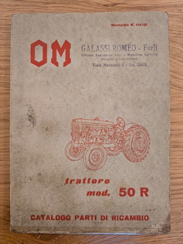 Raro catalogo parti di - parti,