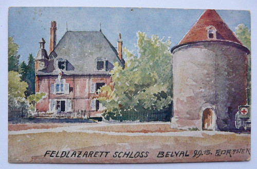 German ww1 postcard military - german,