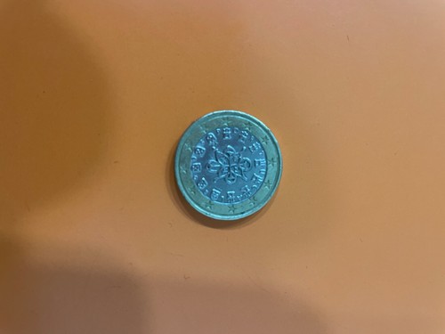 Moneta euro rara - da, 1