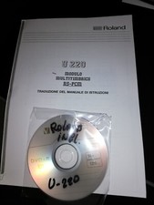 ROLAND U220  MANUALE ITALIANO  FOTOCOPIATO + INGLESE PDF X ROLAND U220