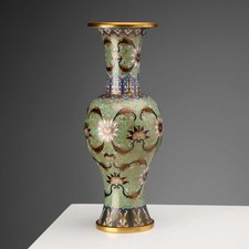 Vaso Cloisonnè Vintage Bronzo