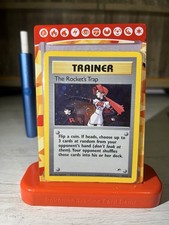 Carte Pokémon The Rocket’s Trap 19/132 Set GYM Heroes HOLO Played INGLESE