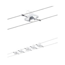 Paulmann sistema di cavi per faretti Mac II 94134 bianco 5 punti luce con cavi e