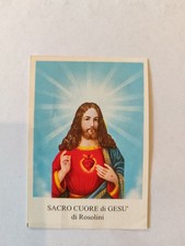 Rosolini, Sacro Cuore di Gesù, Holy Card, Ed. Rinaldini e C., Napoli