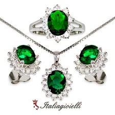 Sfarzosa Parure Smeraldo con