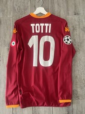 MAGLIA AS ROMA TOTTI 2007/2008 MATCH WORN ISSUE INDOSSATA SHIRT JERSEY XXL ITALY
