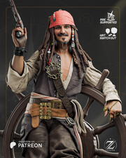 Figura jack sparrow - sparrow, resin