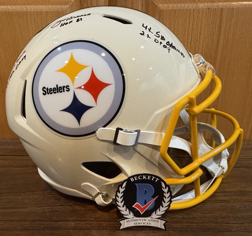 Casco joe greene autografato - joe,