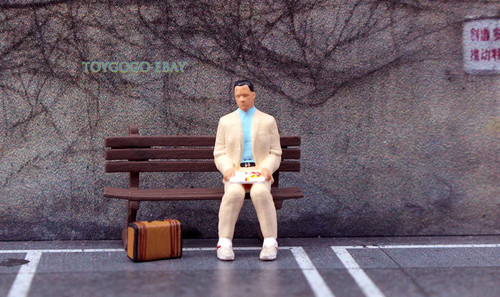 Figura scena uomo - , seduta