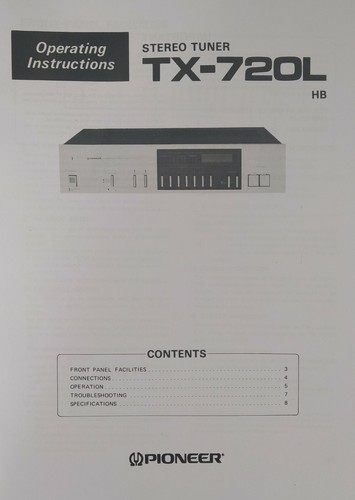 Pioneer 720l - tx-720l,