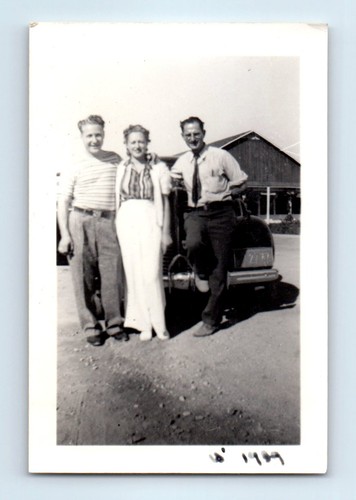 Vecchia foto epoca - vecchia, trio