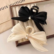 Hair Accessory with Pearl Bow
