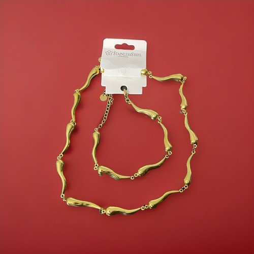 Collana bracciale corni - collana,
