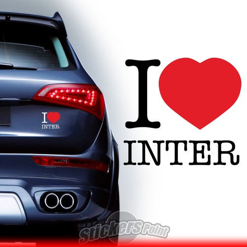 Adesivo love inter stickers - adesivo,