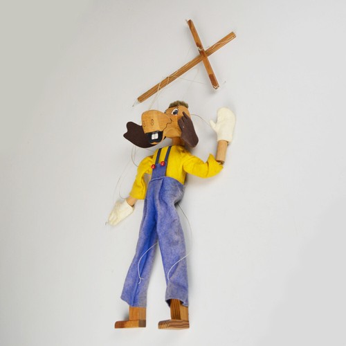 Puppet moose antique doll - puppet,