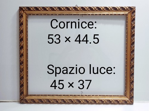 Cornice antica dorata barocca
