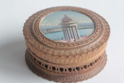 Scatola legno dipinto - legno,