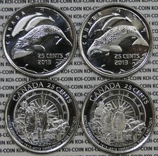 BU UNC 4x Canada 2013 Polar