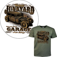 T-shirt auto Hot Rod classica
