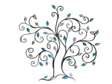 Attaccapanni ferro battuto lavorato a mano Alberto della Vita Gustav Klimt color