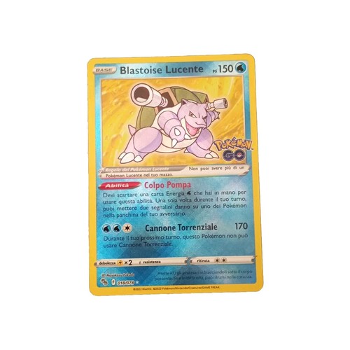 Carta pokemon blastoise - carta,