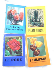 VECCHI LIBRI GIARDINAGGIO VARIETà ANTICHE FIORI ROSE TULIPANI PIANTE GRASSE 1956