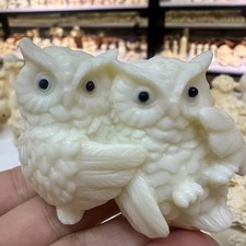 Gufo intagliato noce Tagua