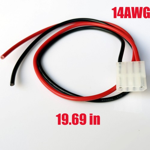Pin power cable - 4-pin, dc