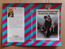JAQUETTE VHS - LES FANTASMES DE MADAME JORDAN - VHS SLEEVE - DUSAN MAKAVEJEV