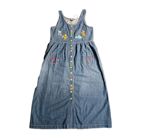 Abito tuta denim midi winnie - tuta,