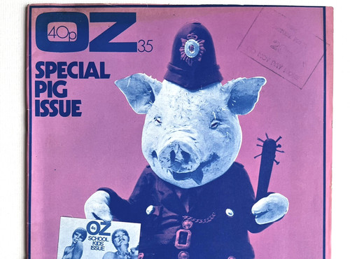 Magazine blue pig - blue,