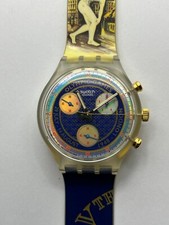 Orologio da polso SWATCH Chrono LONDRA 1948 (SCZ102)-Olimpiadi-SPEDIZIONE COMBINABILE