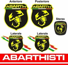 ABARTH KIT sticker log covers