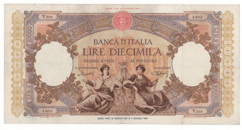 10000 lire repubbliche - 10000,