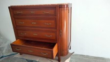 Comò antico con specchio - antico,
