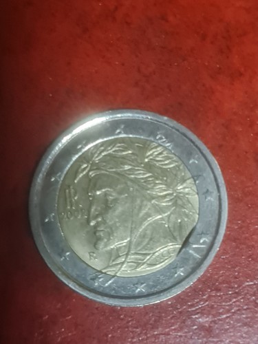Moneta euro italia dante - italia,