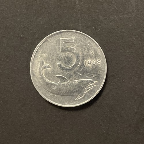 Lire 1968 moneta italia - lire,