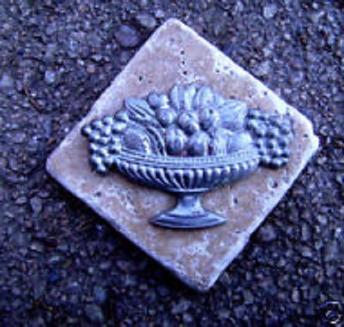 Urna fruttata gesso - in, cemento