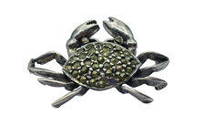 Spilla marcasite granchio