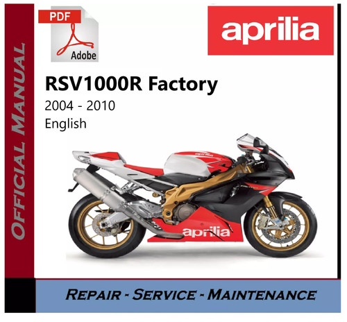 Aprilia rsv 1000r manuale - aprilia,