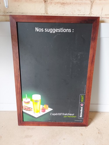 French heineken chalk - french,