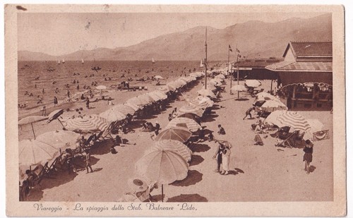 P00668 cartolina viareggio - cartolina,