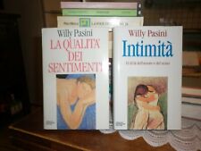 willy pasini- la qualita' dei sentimenti -intimita'- 2 volumi -psicologia- a1191