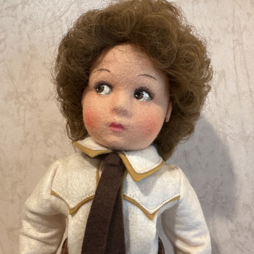 Bambola lenci aldo - 14", feltro