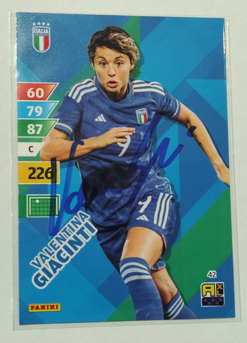 Autografo valentina giacinti - autografo,